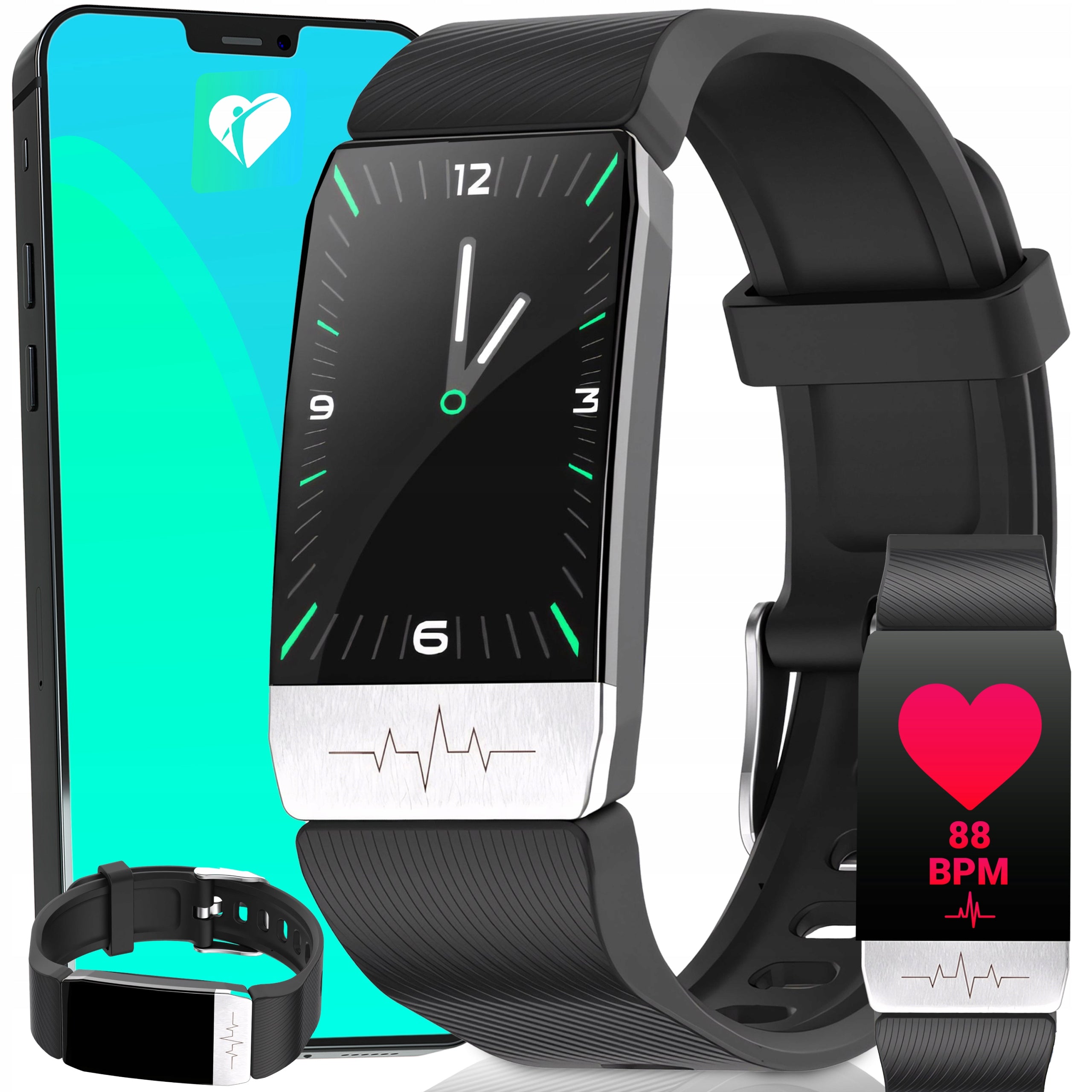 SMARTWATCH SMARTBAND SPORTS WATCH PL NOTIFICATION APP SPORT SLEEP