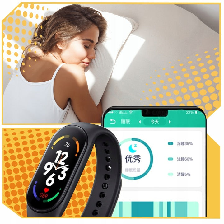 SMARTWATCH SMARTBAND WATCH SPORTS BAND M7 APPLICATIONS PL PEDOMETER ETC Manufacturer code 3987