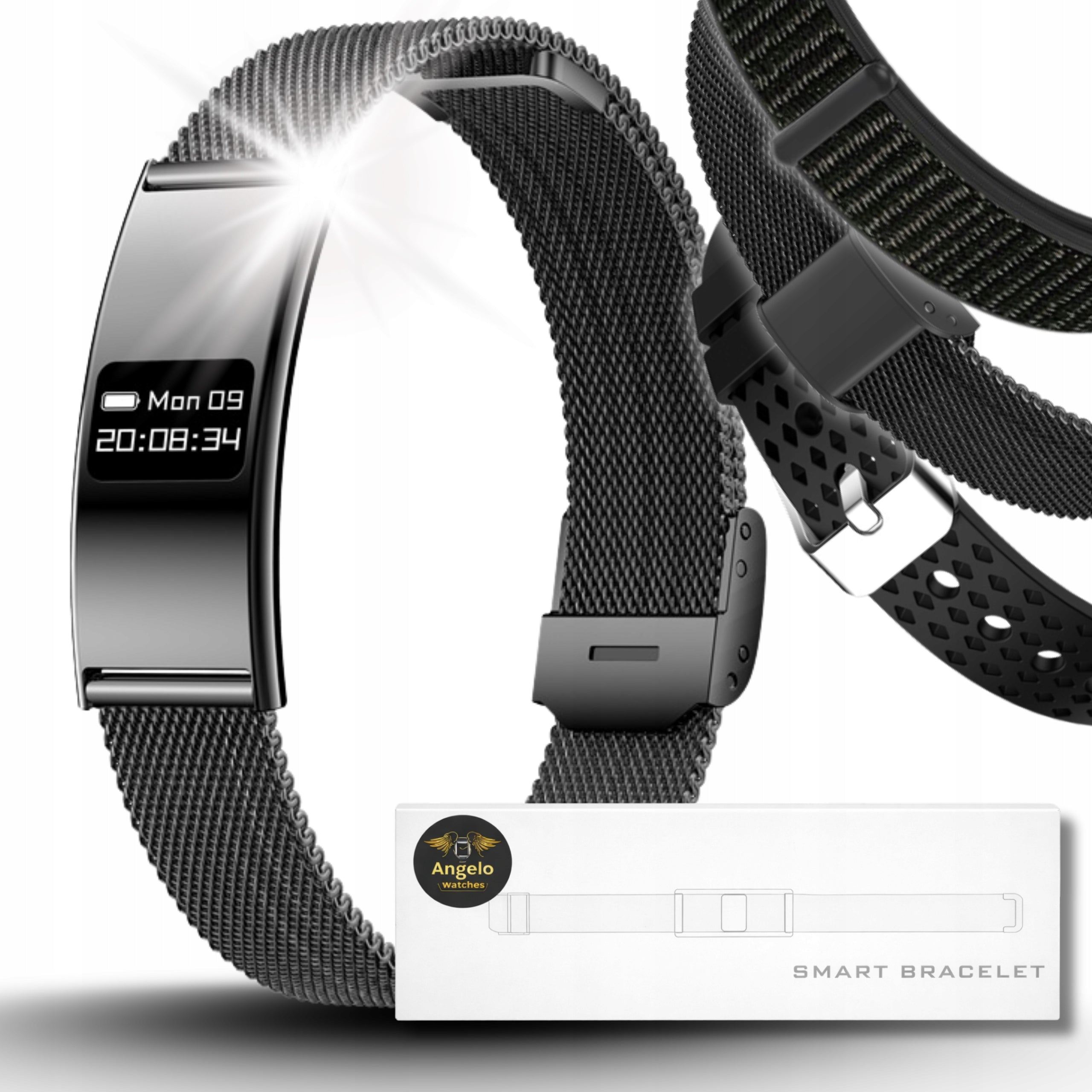 SMARTWATCH SMARTBAND WOMEN'S SMART BRACELET EKG PULSE SPORT MENU PL