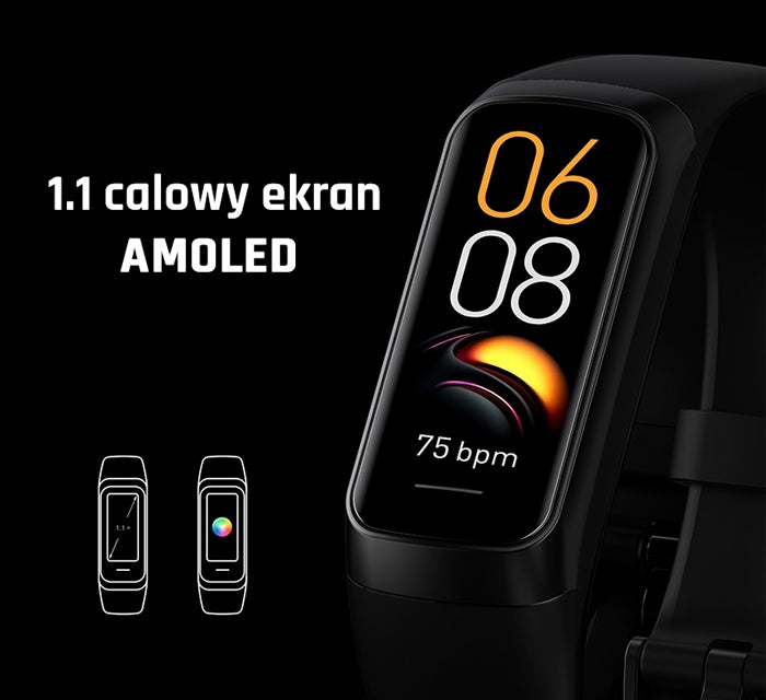 SMARTWATCH SMARTBAND WOMEN'S WATCH AMOLED PL PULSE SPORT PEDOMETER Kind smartwatch