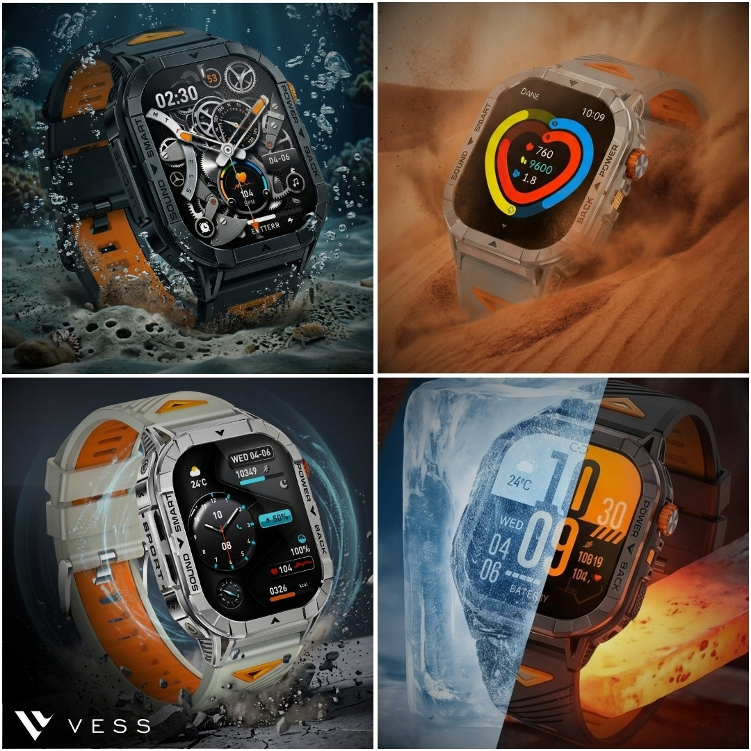 SMARTWATCH SPORTS MEN'S BLUETOOTH CONNECTION WATERPROOF PL MENU Manufacturer code SMARTWATCH VESS - K70A