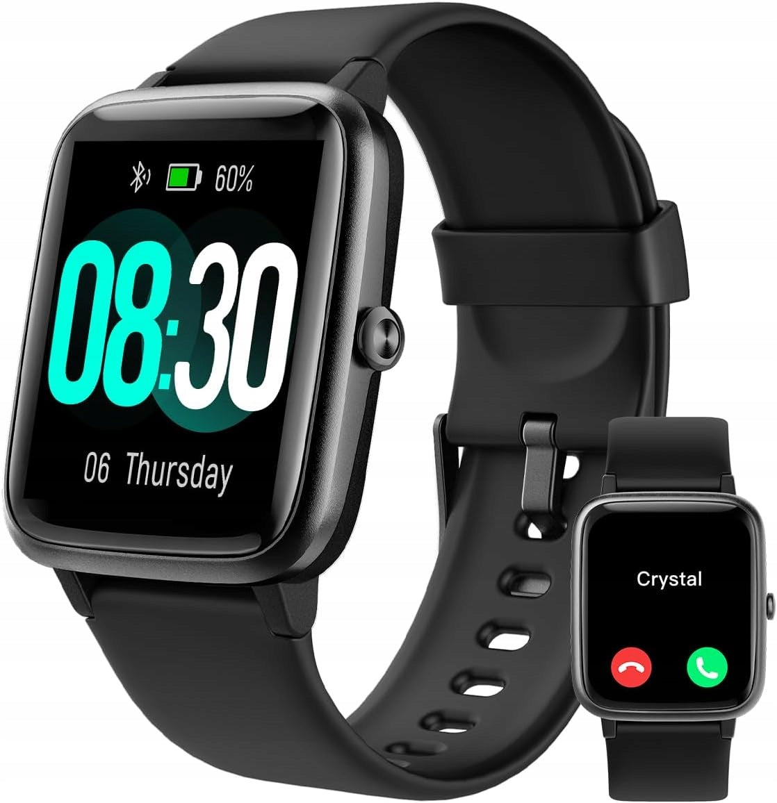 SMARTWATCH SPORTS WATCH 1.83INCH STEPS PULSE IP68 BAND