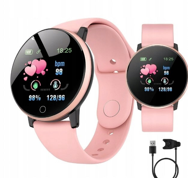 SMARTWATCH SPORTS WATCH PINK POLISH MENU SMART WATCH 119 PLUS