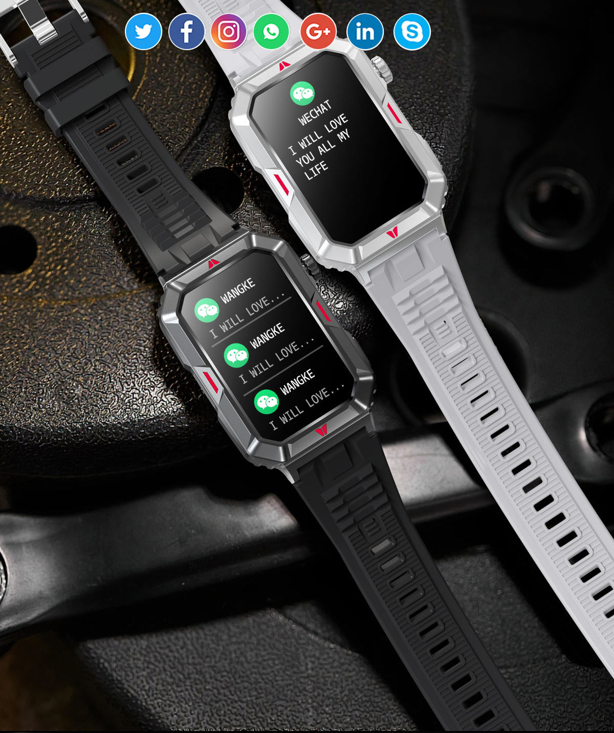 SMARTWATCH SPORTS WATCH SMARTBAND TALK WOMEN'S SMART WATCH PULSE Packaging status original