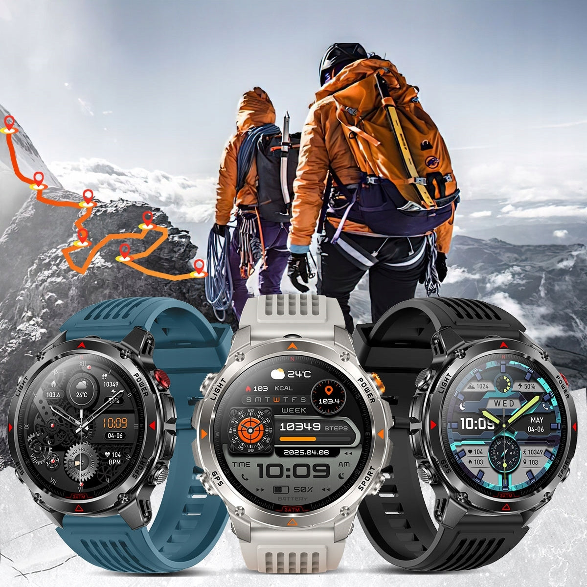SMARTWATCH TECHPOINTMX GPS WATERPROOF POLISH MENU SPOR Packaging status original
