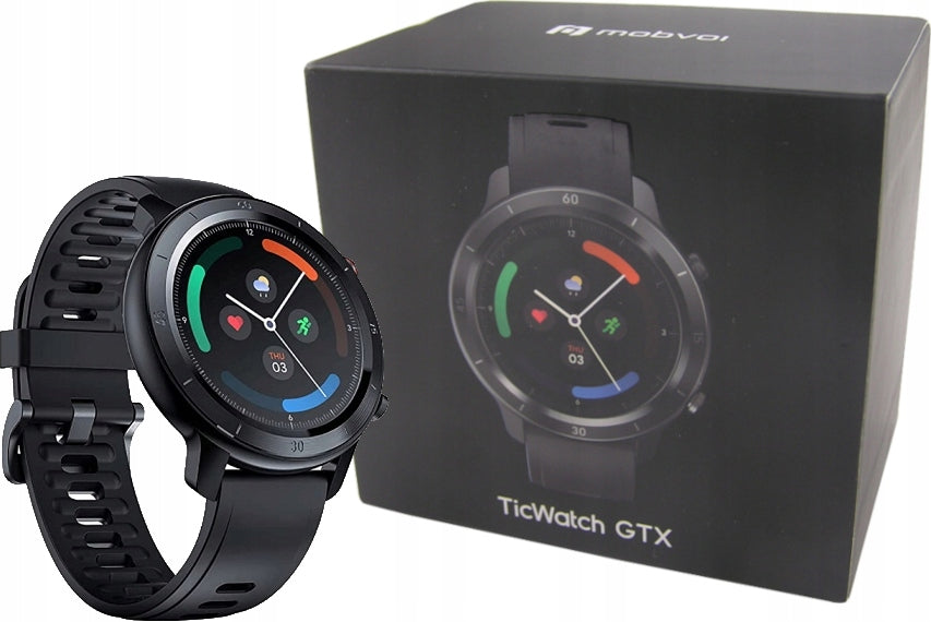 SMARTWATCH TICWATCH GTX MOBVOI BLUETOOTH IP68 1,28'' BLACK