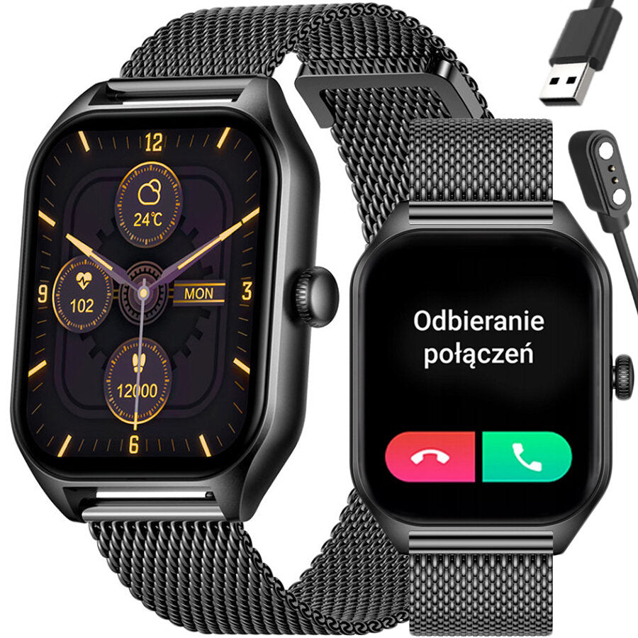 SMARTWATCH UNISEX Rubicon RNCF03 - BLUETOOTH CALLS, ALWAYS ON DISPLAY + G
