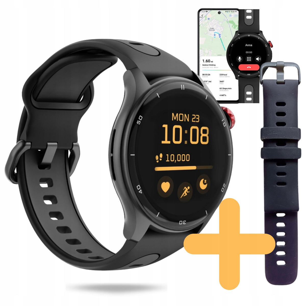 SMARTWATCH WATCH ADVENTURE WATCH WATERPROOF 3ATM TALK GPS AMOLED