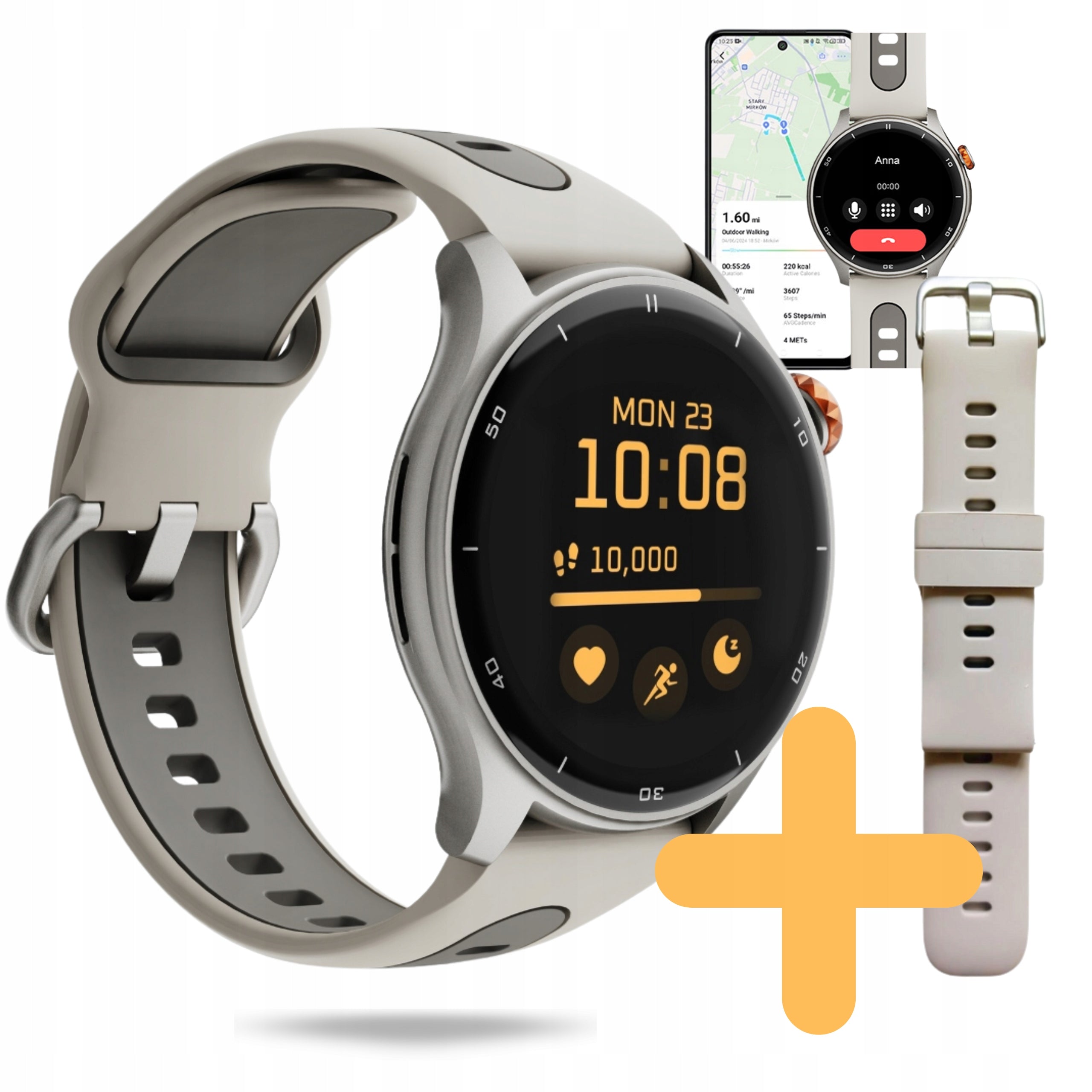 SMARTWATCH WATCH ADVENTURE WATCH WATERPROOF 3ATM TALK GPS AMOLED