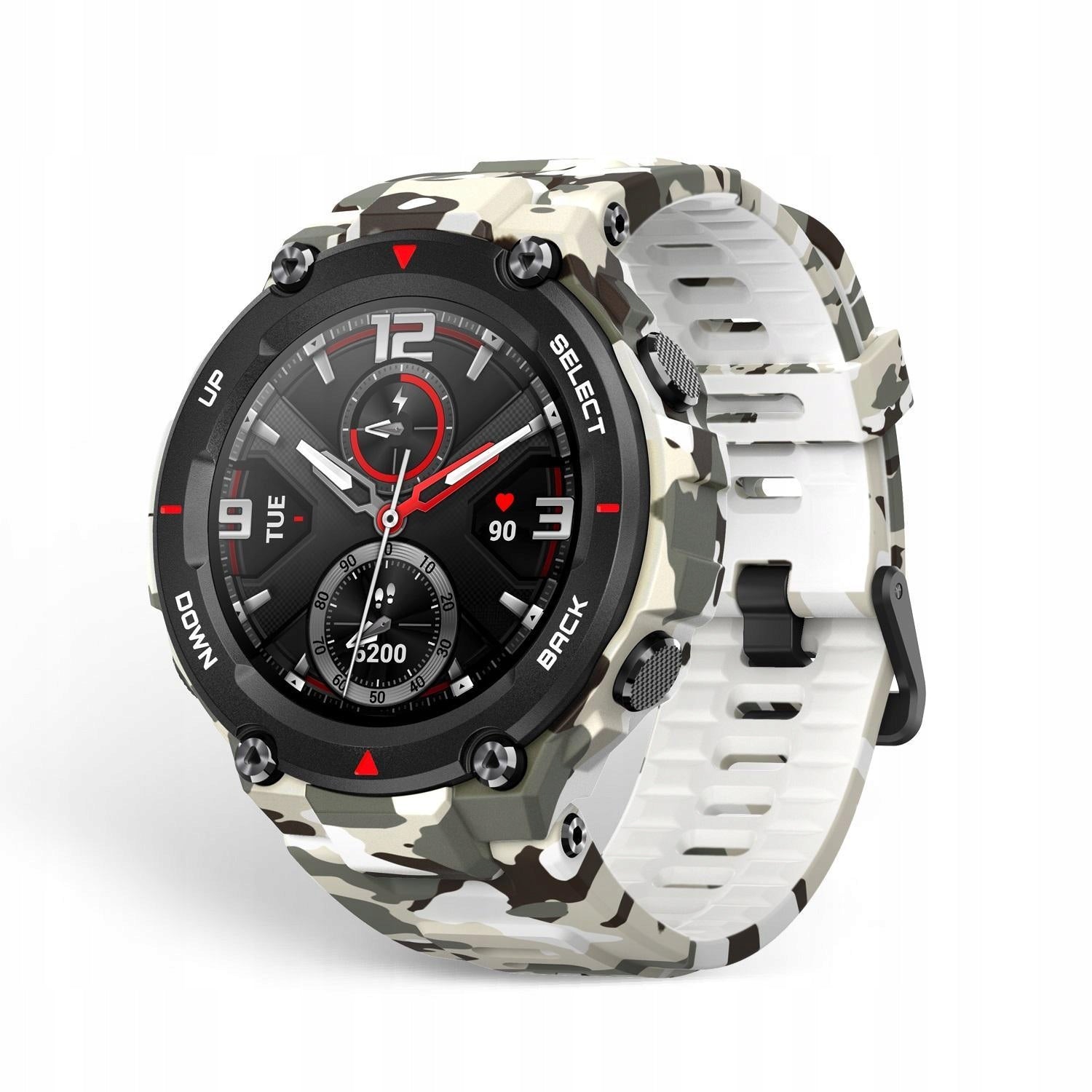 SMARTWATCH WATCH AMAZFIT T-REX CAMO GREEN 5 ATM BLUETOOTH GPS 390mAh Manufacturer code XIAMM-AMAZFIT_52A