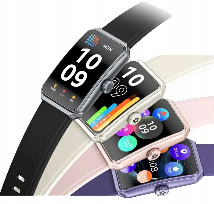SMARTWATCH WATCH AMOLED BLUETOOTH SMARTBAND SPORTS MENU PL WOMEN Manufacturer code WODOODPORNY IP68 POWIADOMIENIA OPASKA KROKI