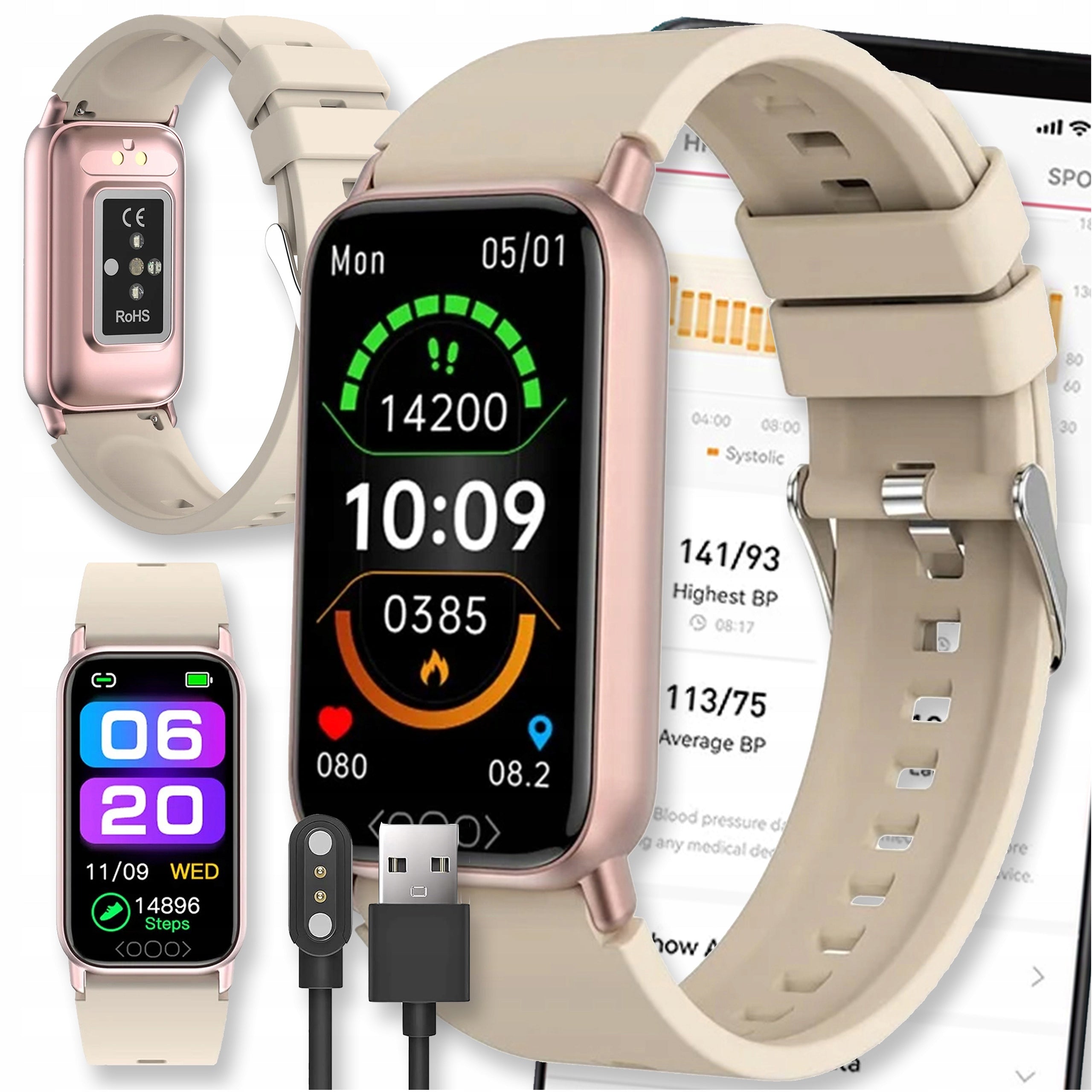 SMARTWATCH WATCH AMOLED PRO SPORTS PL WOMEN'S MENU ULTRA SMARTBAND