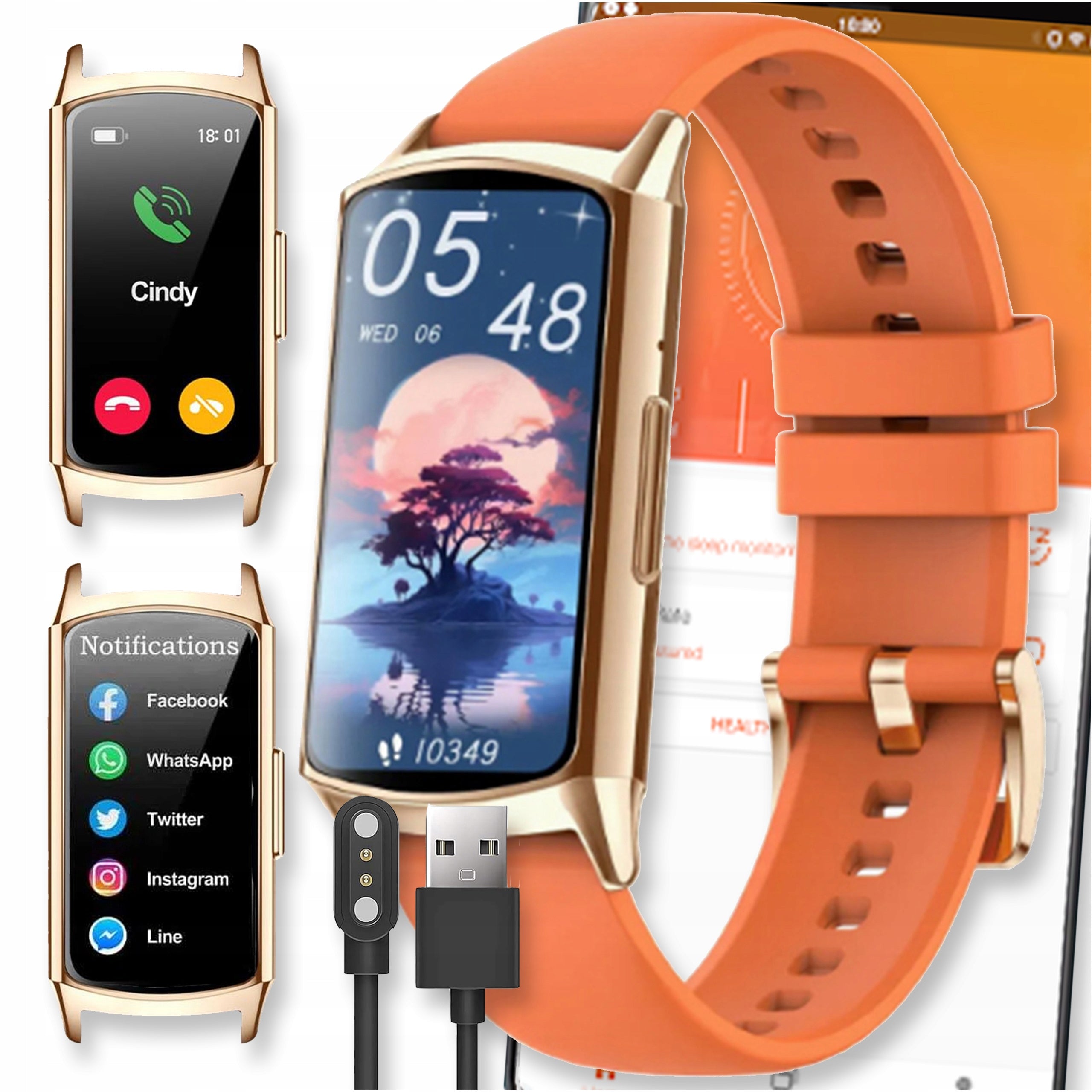 SMARTWATCH WATCH AMOLED TALK PRO SPORTS MENU PL WOMEN ULTRA