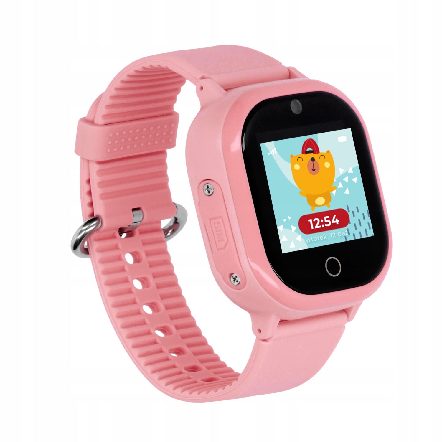 SMARTWATCH WATCH FOR CHILDREN LOCATOR GPS FUNCTION SAUCE PINK LOCON Packaging status original