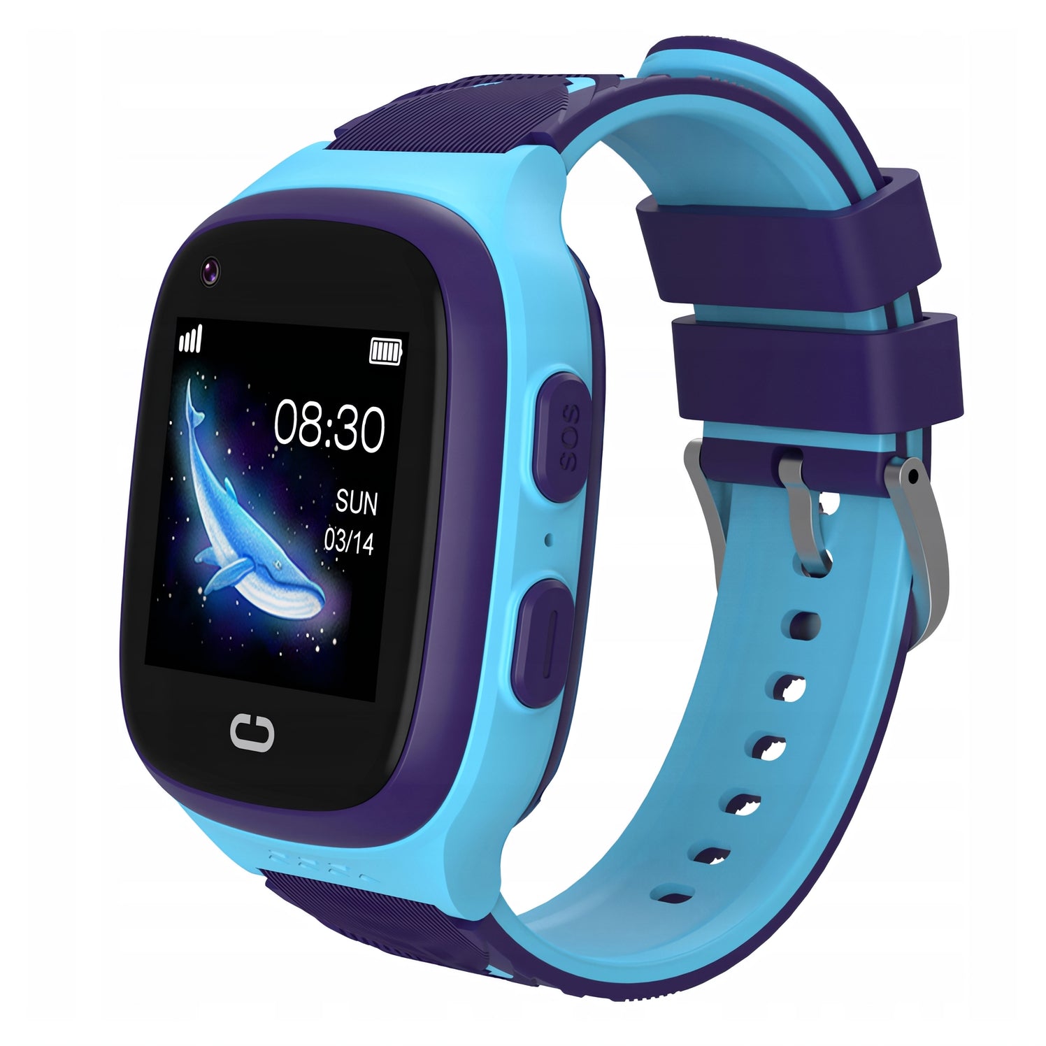 SMARTWATCH WATCH FOR CHILDREN SIM PHONE VIDEO CALL GPS SMS BLUE