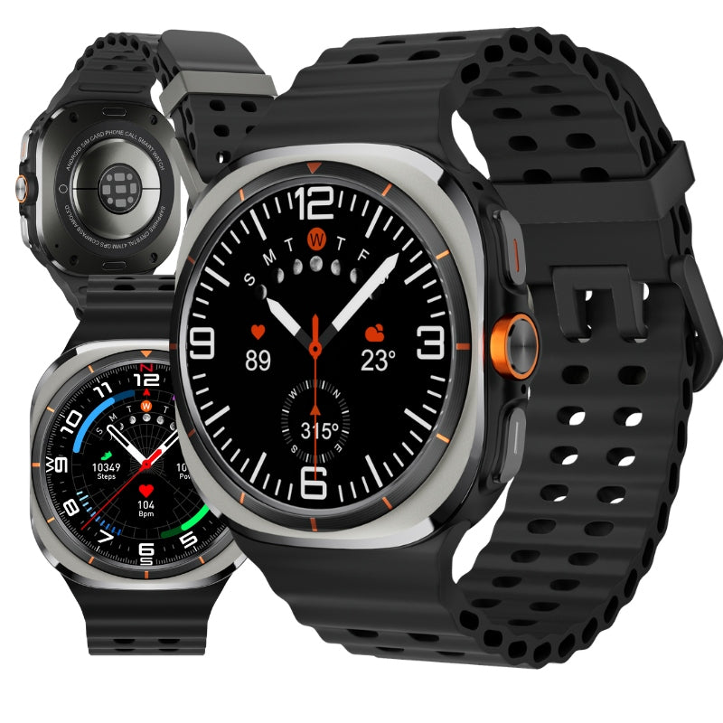 SMARTWATCH WATCH GPS BLACK AMOLED SPORTS CALLS WOMEN MENU PL Packaging status original
