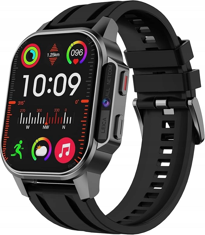 SMARTWATCH WATCH GPS BLACK AMOLED TALK PRO SPORTS GT MENU PL Packaging status original