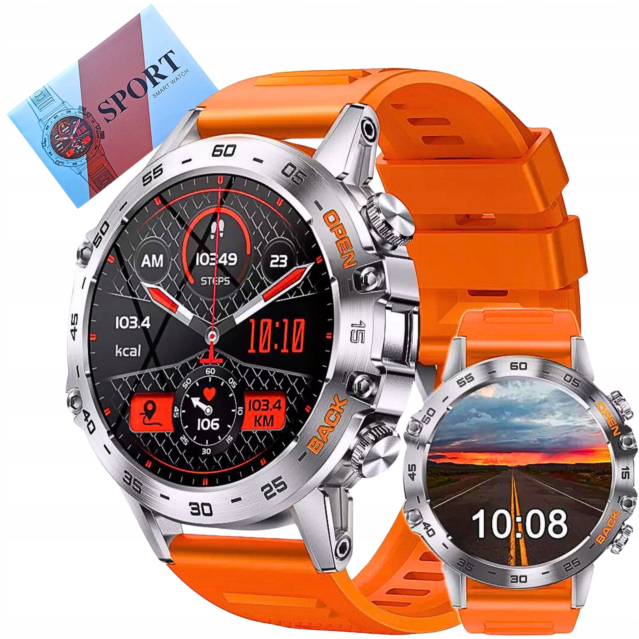 SMARTWATCH WATCH K52 TALK MENU PL bluetooth WATERPROOF SPORTS watch Packaging status original