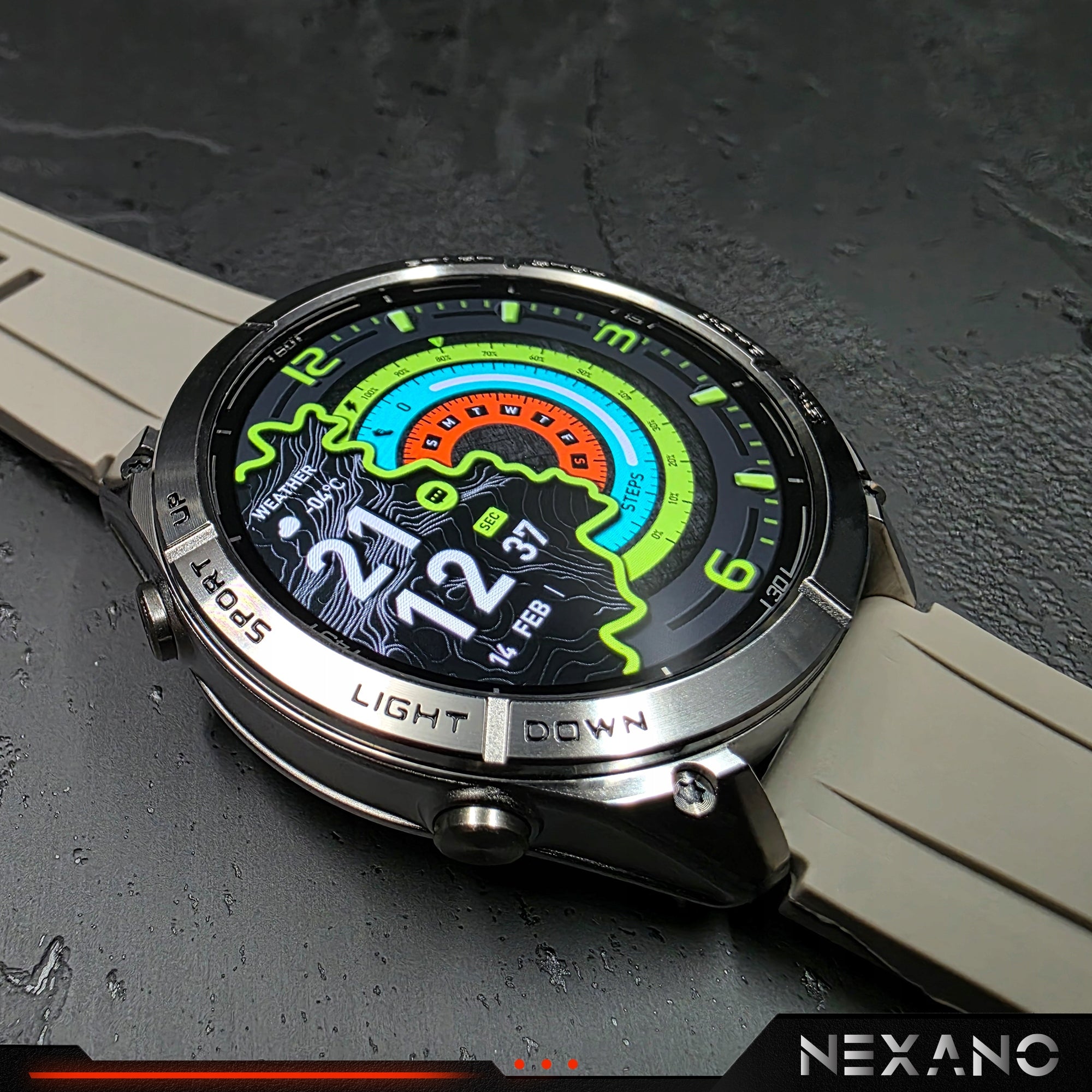 SMARTWATCH WATCH MEN'S SMART WATCH GPS AMOLED TALK WATERPROOF IP69K Manufacturer code NEXANO VECTOR AMOLED SPORT DUAL GPS