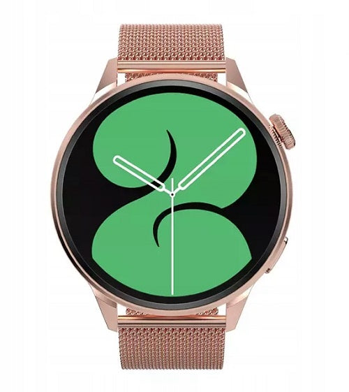 SMARTWATCH WATCH MENU PL ACTIVE NOTIFICATIONS STEPS SPORT GOLD Brand Artnico