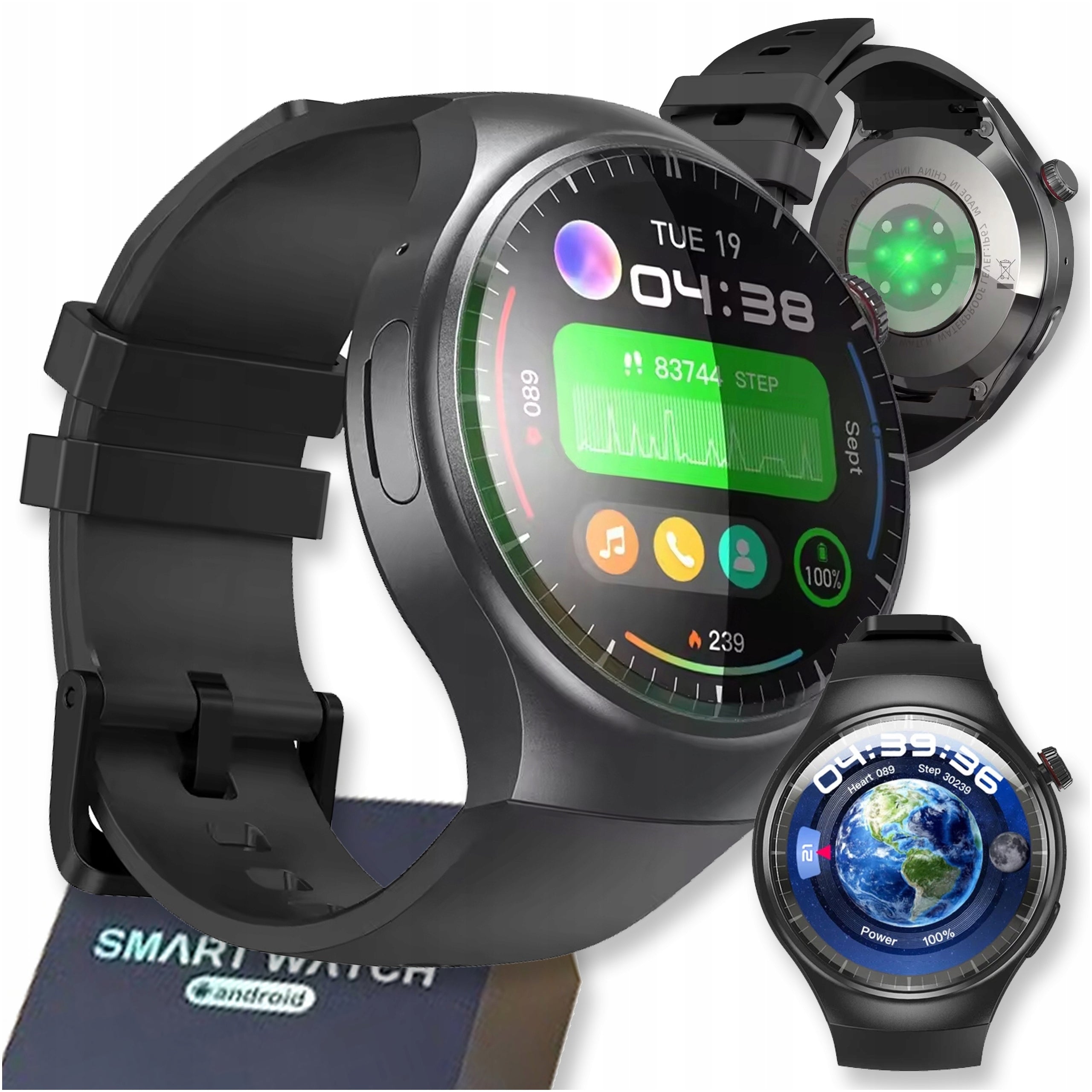 SMARTWATCH WATCH MENU PL TALKING MEN'S SMART SPORTS GPS SMARTBAND