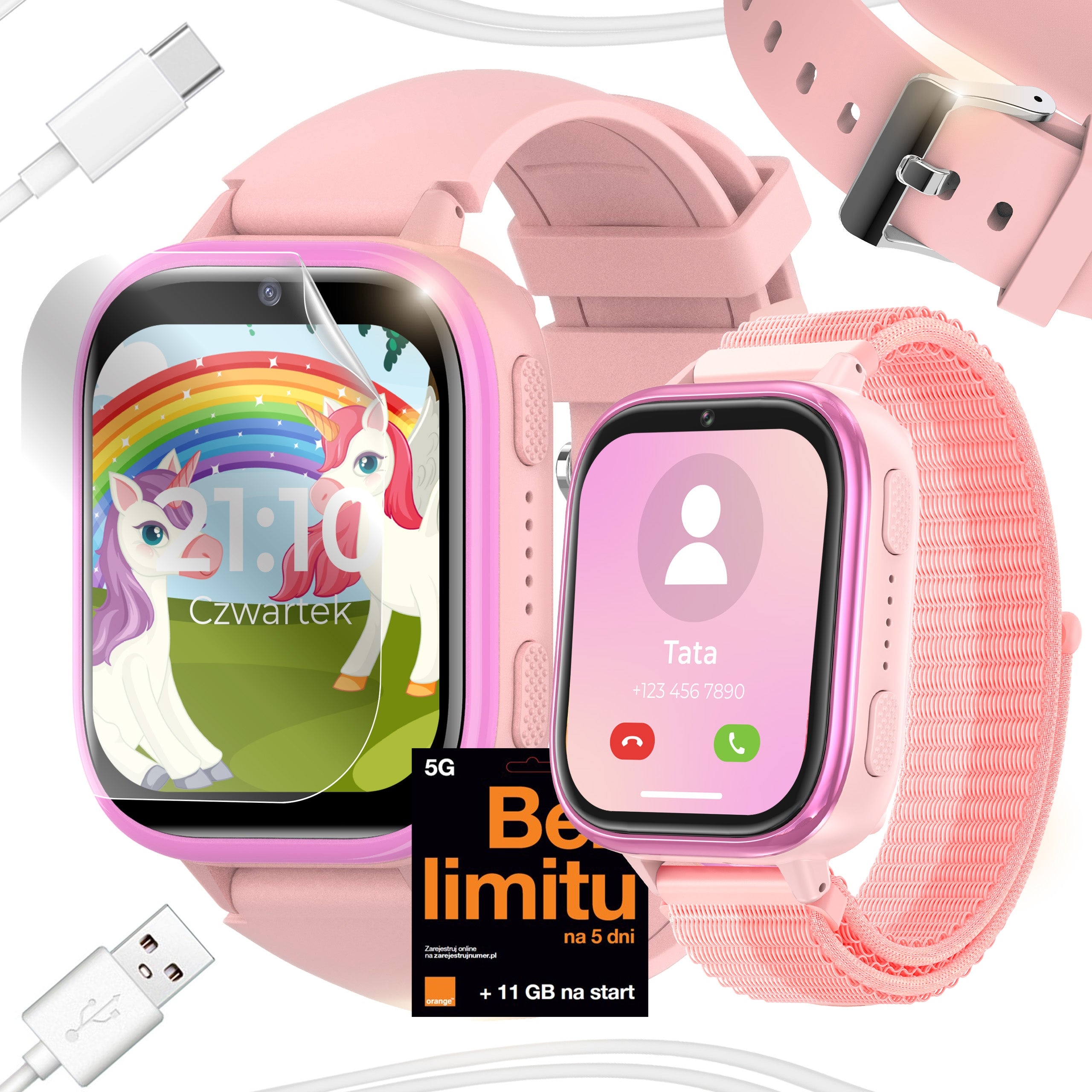 SMARTWATCH WATCH PHONE FOR CHILDREN TALK MUSIC GAME PEDOMETER CAMERA Packaging status original