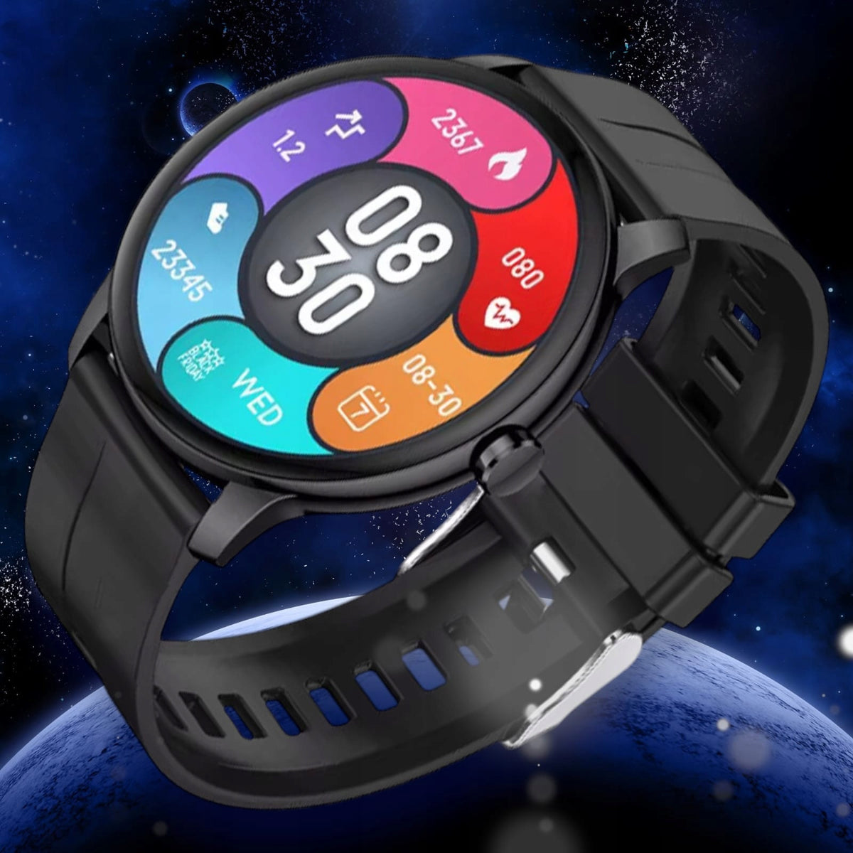 SMARTWATCH WATCH POLISH BLUETOTH CALL MENU CALL SPORT SMART WATCH MENS Color black