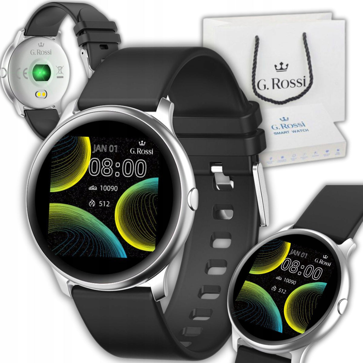 SMARTWATCH WATCH POLISH MENU CALLS NOTIFICATIONS PULS SPORT APP