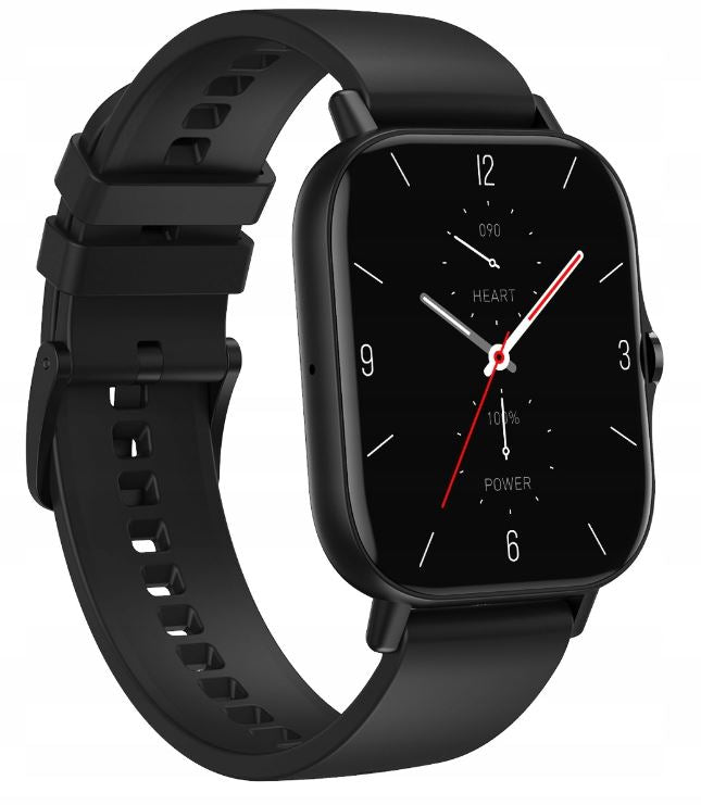 SMARTWATCH WATCH POLISH MENU CALLS NOTIFICATIONS SPORT BLACK Packaging status original