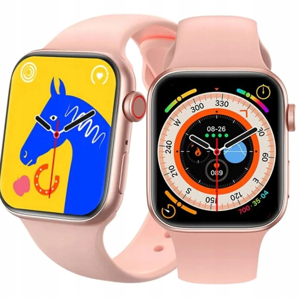 SMARTWATCH WATCH POLISH MENU TALK SPORT SMART WATCH WOMEN'S Color pink
