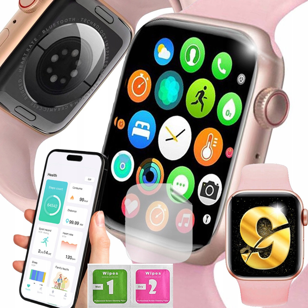 SMARTWATCH WATCH POLISH MENU TALK SPORT SMART WATCH WOMEN'S