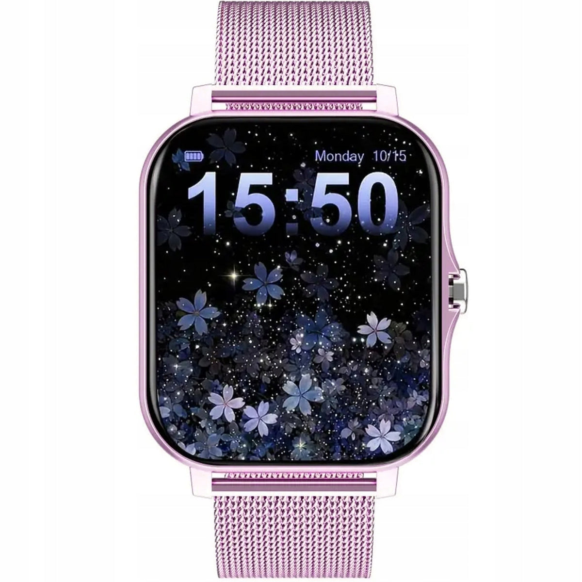 SMARTWATCH WATCH POLISH MENU TALK SPORTSMART WATCH WOMEN'S 2 STRIPES Packaging status original