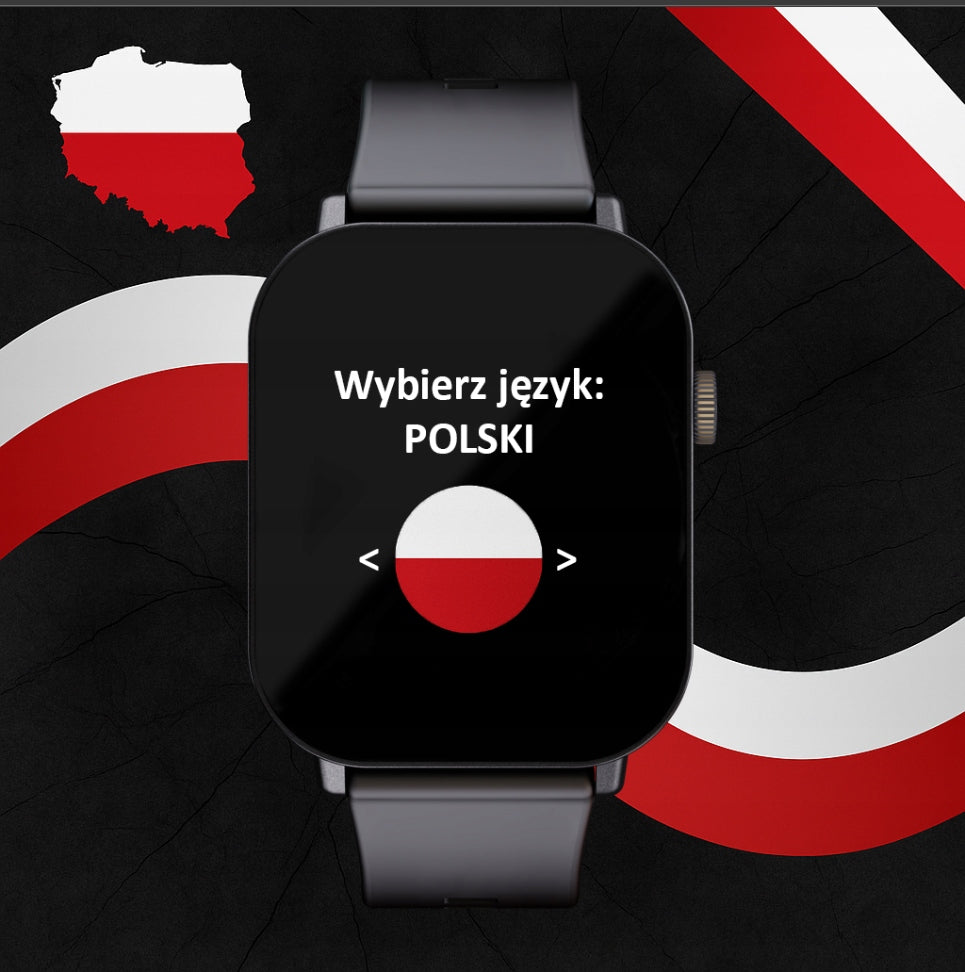 SMARTWATCH WATCH POLISH MENU WATERPROOF SPORT HEALTH MEASUREMENTS CONVERSATION Manufacturer code Q12