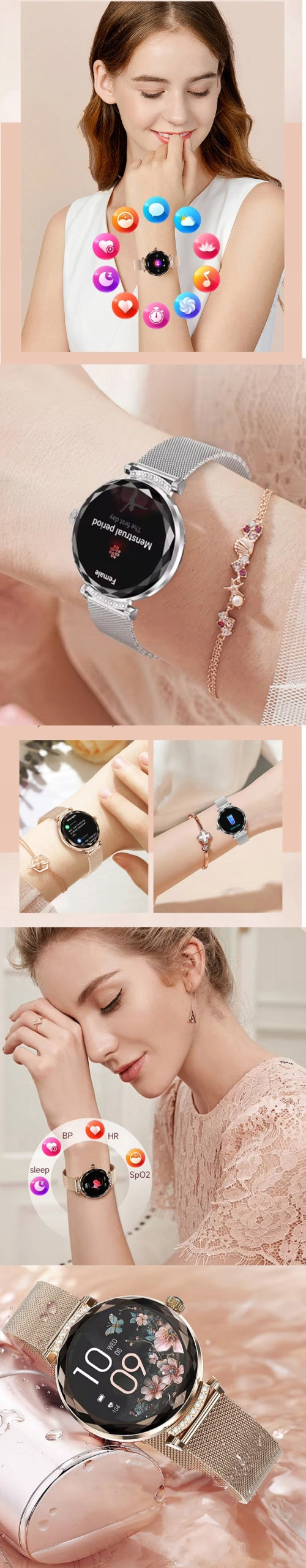 SMARTWATCH WATCH SMART SPORT HEALTH SMARTBAND BAND ACTIVE WOMEN Packaging status original