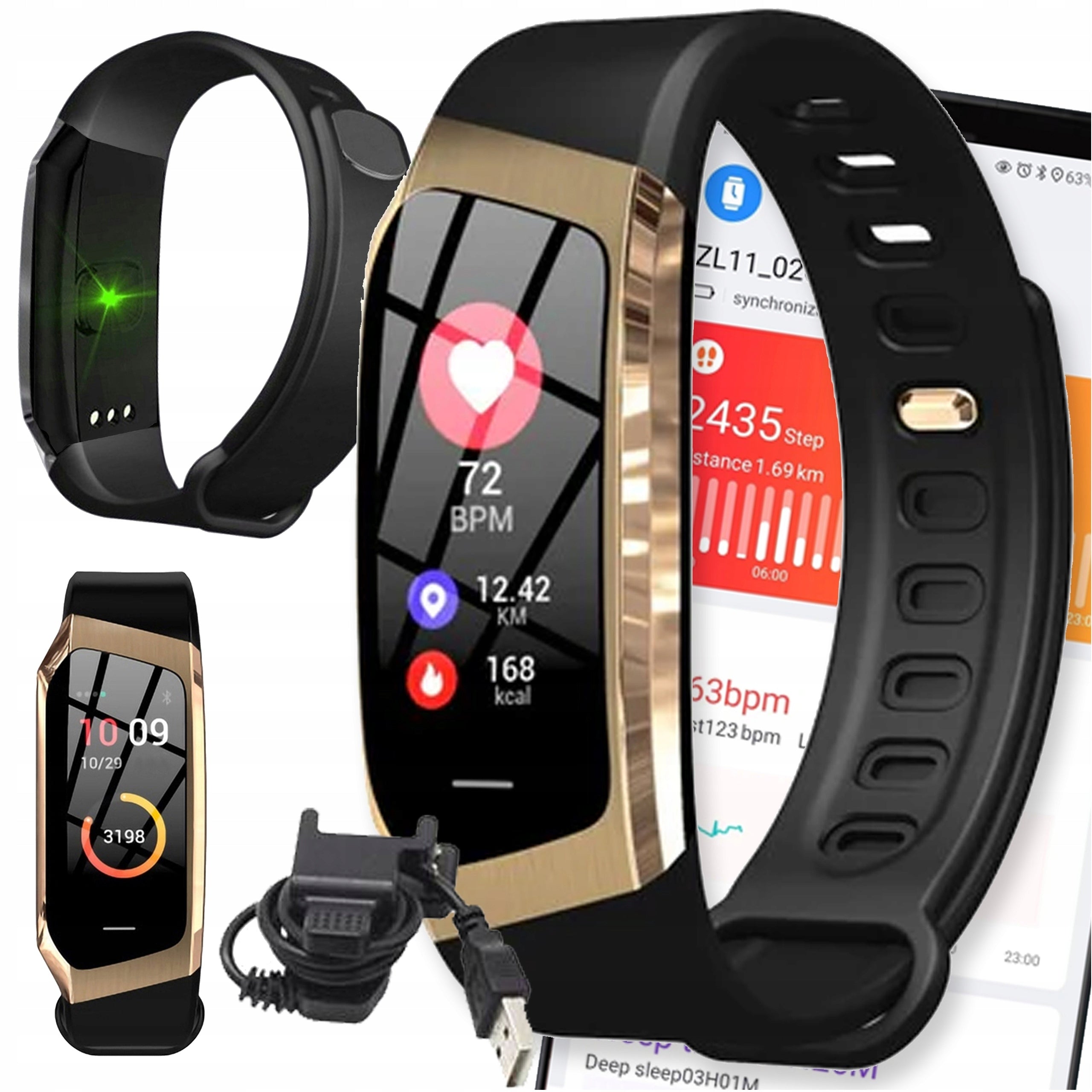 SMARTWATCH WATCH SMARTBAND MENU PL SPORT WATERPROOF LED AMOLED HD HEART RATE