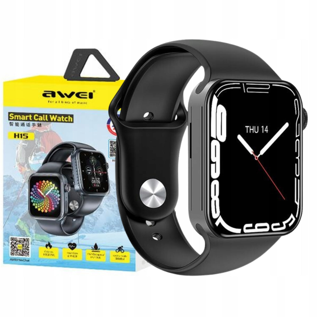 SMARTWATCH WATCH TALK NOTIFICATIONS HEALTH SLEEP STEPS SPORT PULSE