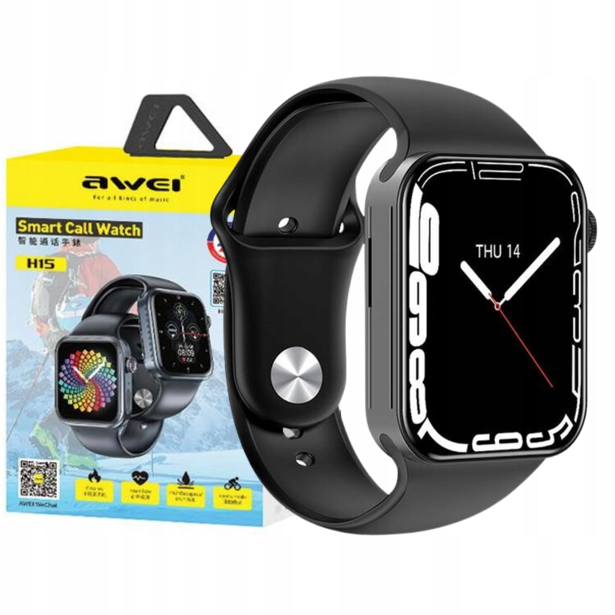 SMARTWATCH WATCH TALK NOTIFICATIONS HEALTH SLEEP STEPS SPORT PULSE
