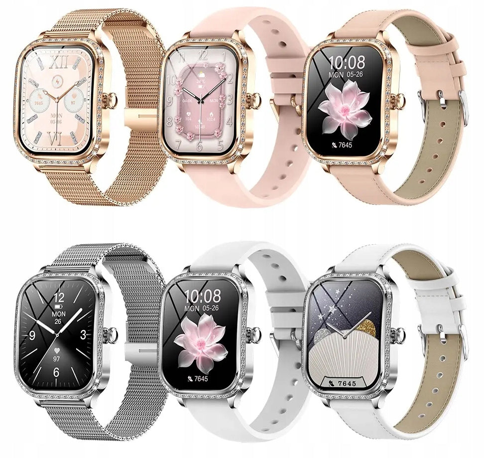 SMARTWATCH WATCH WATCH AMOLED BLUETOOTH TALK MENU PL WOMEN SMARTBAND EAN (GTIN) 5906306123748