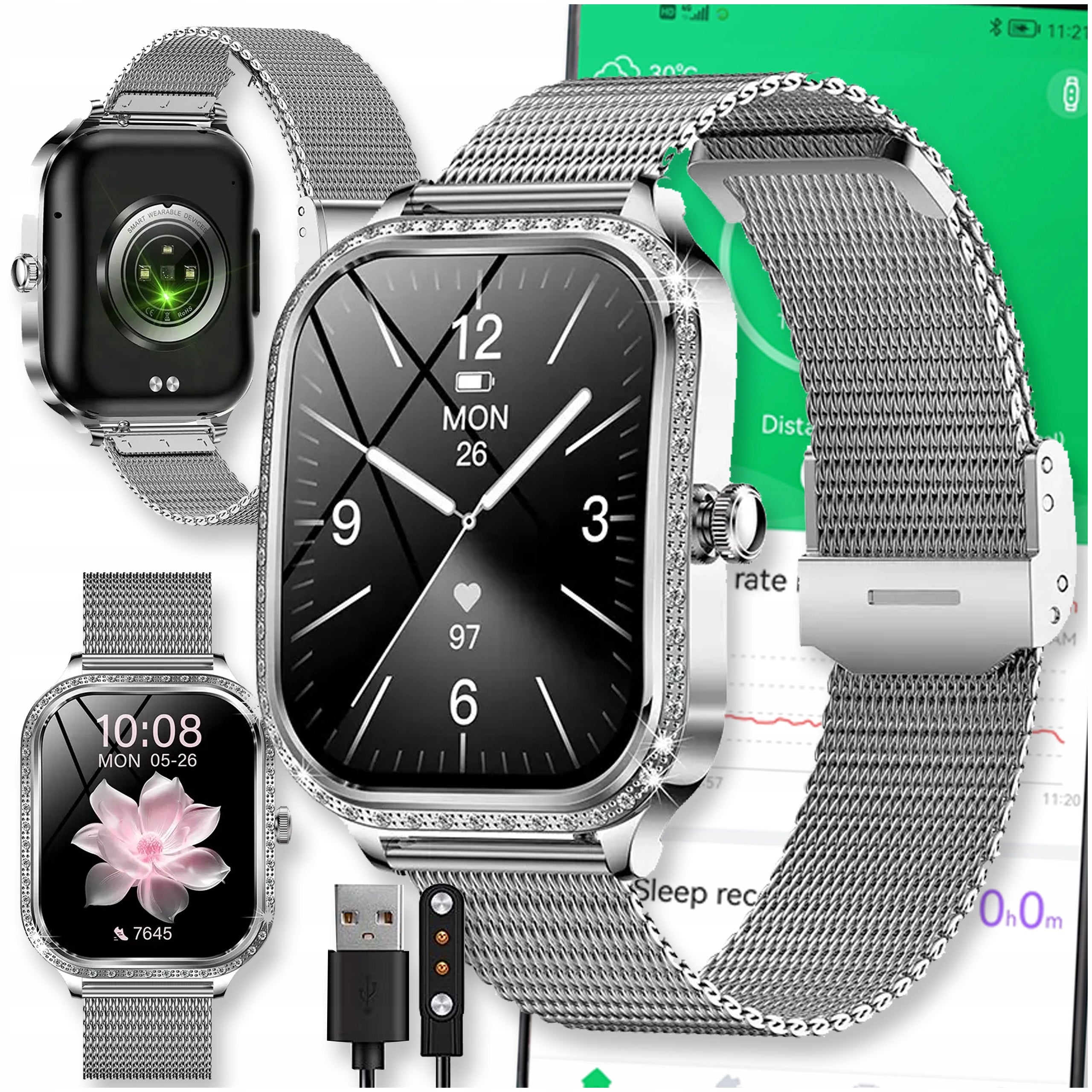 SMARTWATCH WATCH WATCH AMOLED BLUETOOTH TALK MENU PL WOMEN SMARTBAND