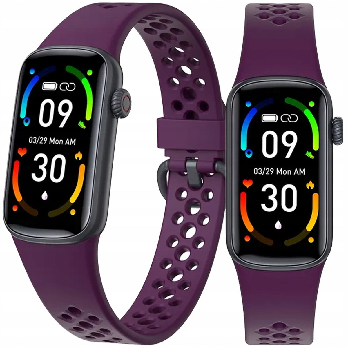 SMARTWATCH WATCH WATCH AMOLED MENU PL SMART SPORT WATERPROOF SMARTBAND Packaging status original