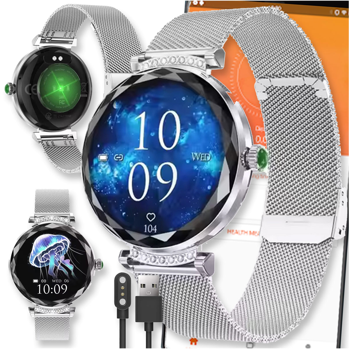 SMARTWATCH WATCH WATCH TALK AMOLED MENU PL SPORTS SMART PRO WOMEN