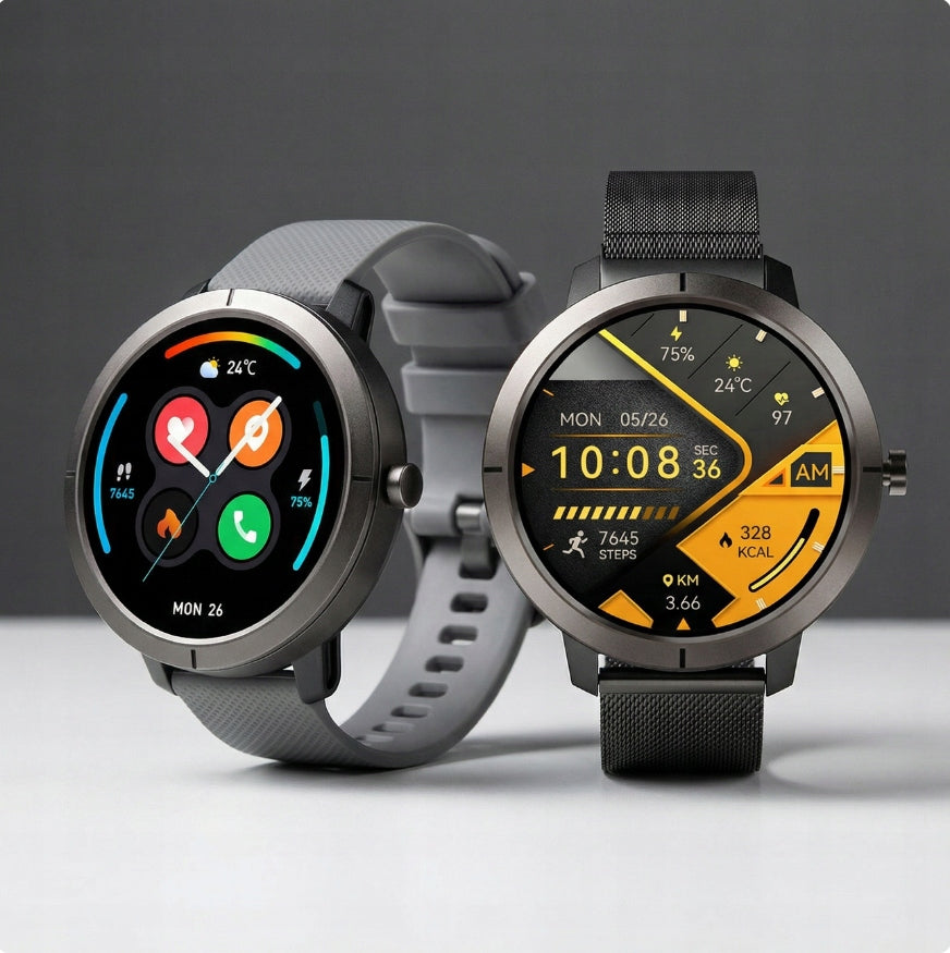 SMARTWATCH WATCH WITH GPS MENU PL TALK SPORT PULSE IP68 SMART WATCH AMOLED Brand JG Smart