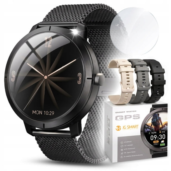SMARTWATCH WATCH WITH GPS MENU PL TALK SPORT PULSE IP68 SMART WATCH AMOLED