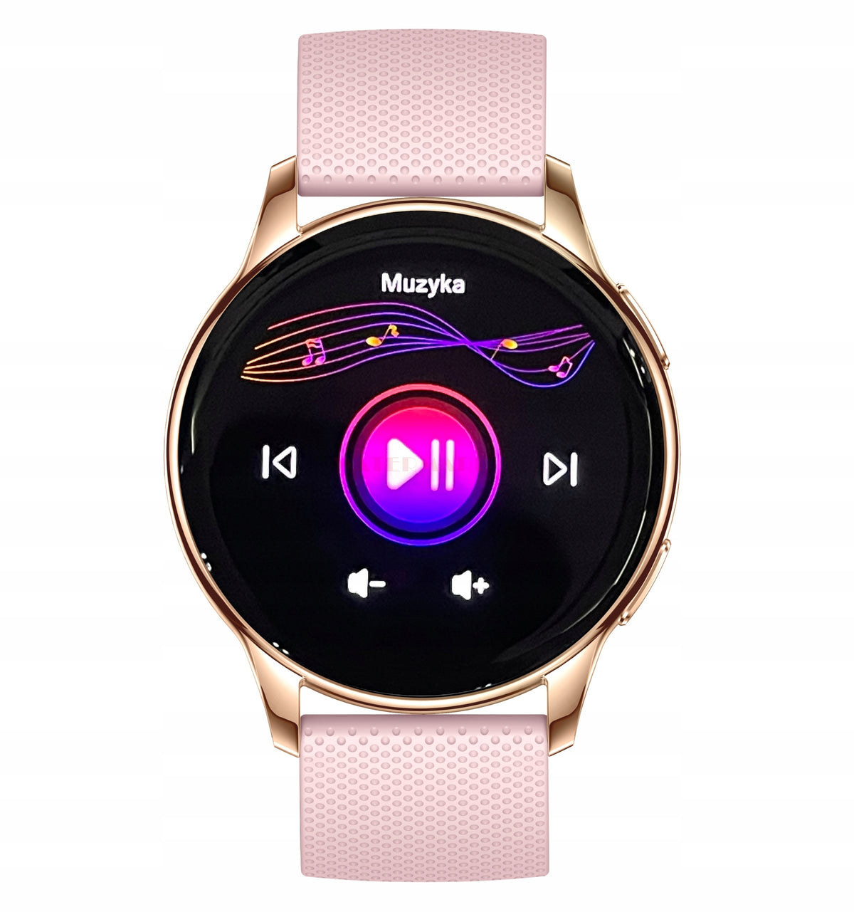 SMARTWATCH WATCH WOMEN'S CONVERSATION BLACK MENU POLISH ROUND PULSE Packaging status original