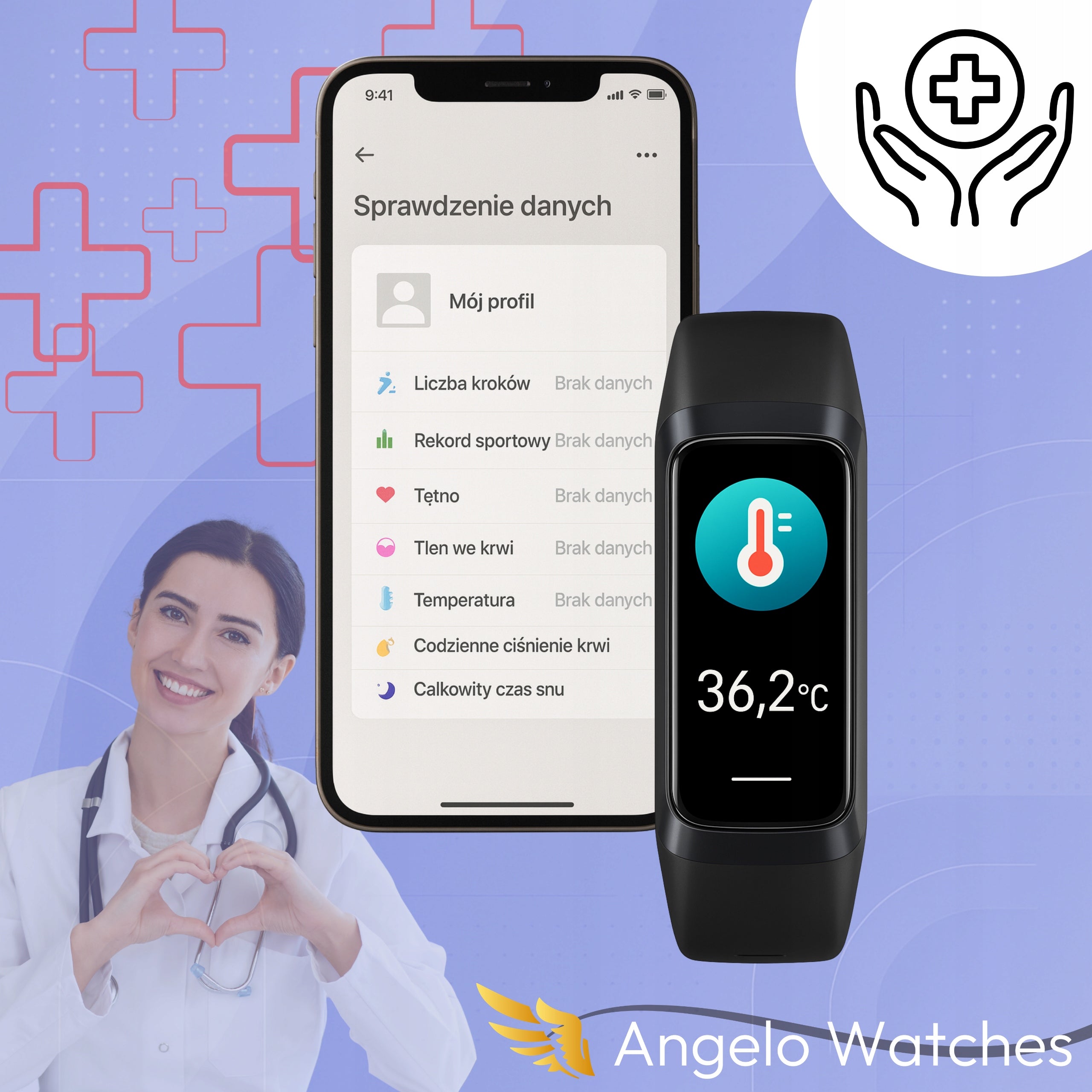 SMARTWATCH WATCH WOMEN'S WATCH MENU PL AMOLED SPORT WATERPROOF SMARTBAND Manufacturer code Smartwatch smartband kolory kroki pl menu