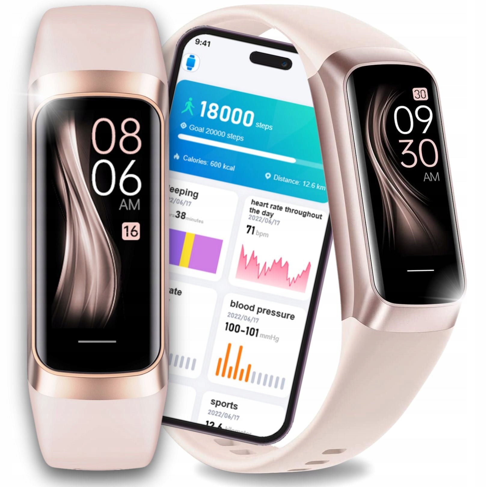 SMARTWATCH WATCH WOMEN'S WATCH MENU PL AMOLED SPORT WATERPROOF SMARTBAND Packaging status original