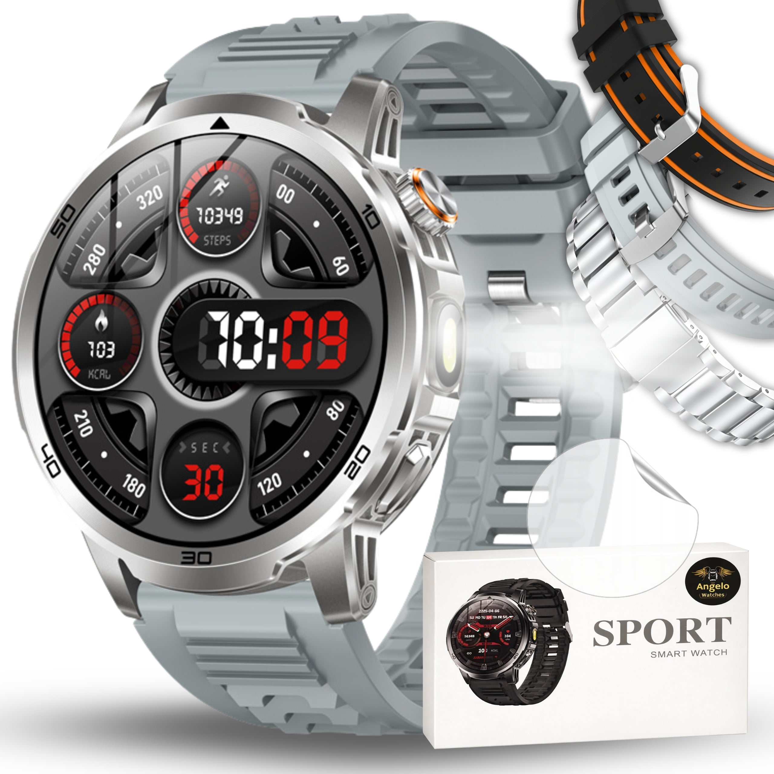 SMARTWATCH WATERPROOF MEN'S WATCH MENU PL TALK ASSISTANT SMART WATCH