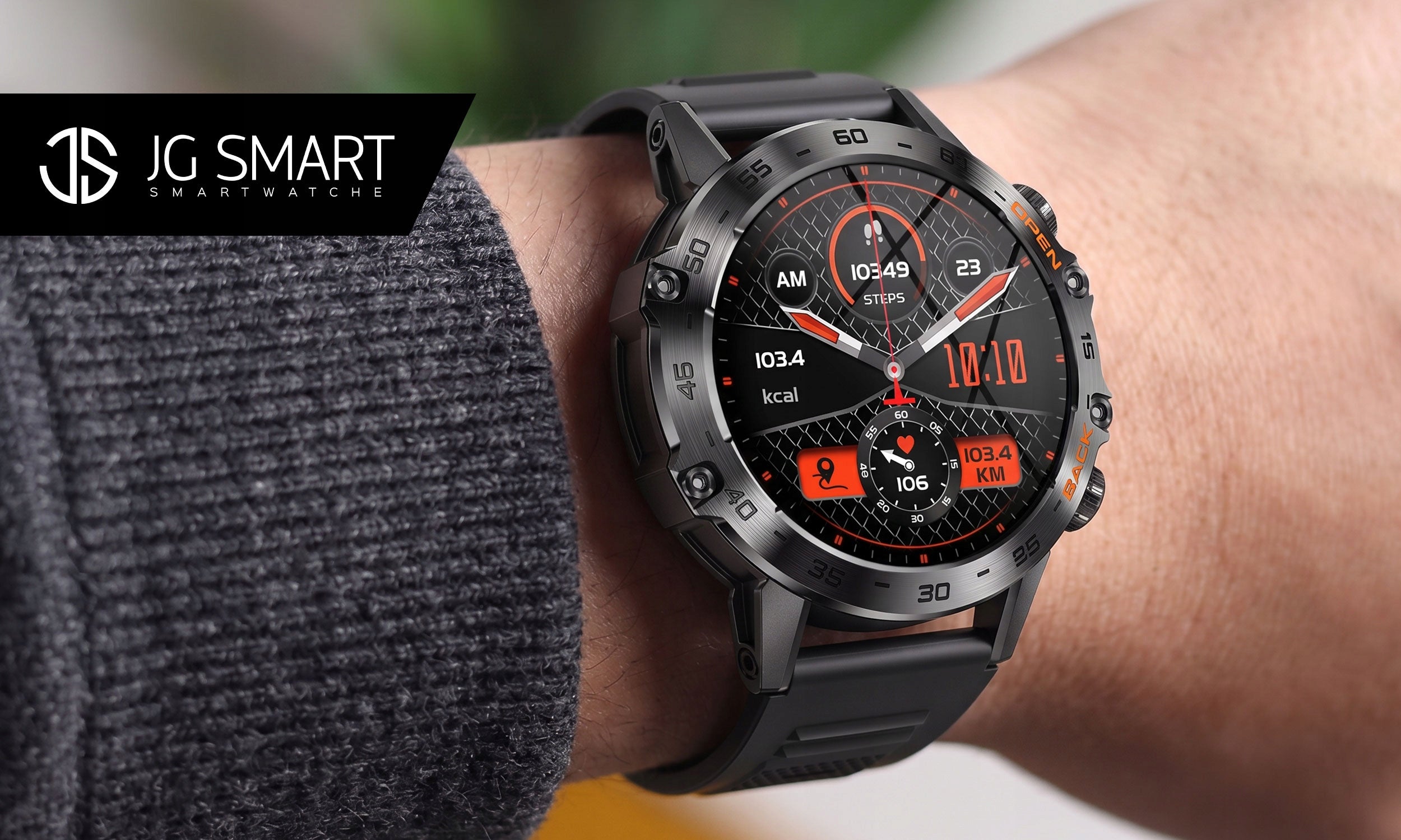 SMARTWATCH WATERPROOF MEN'S WATCH MENU PL TALK PRESSURE SMART WATCH Packaging status original