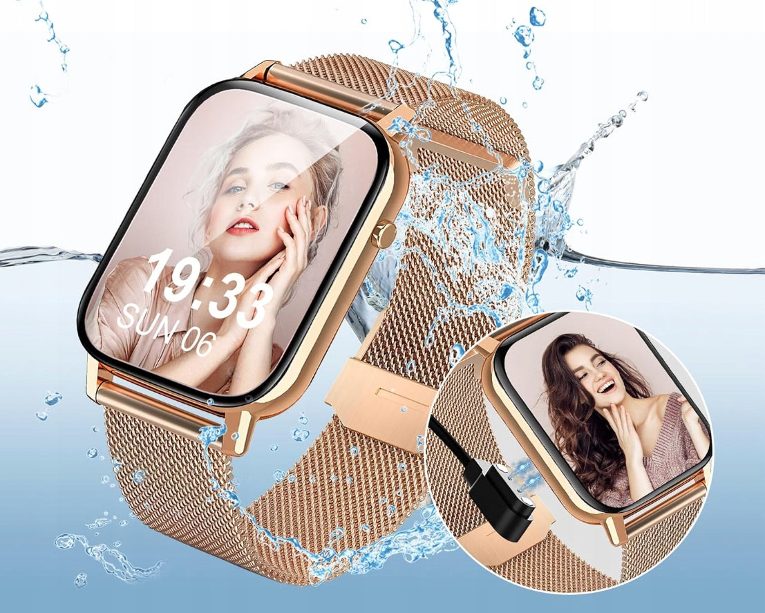 SMARTWATCH WATERPROOF WATCH POLISH MENU PL TALKING FOR WOMEN SPORT FIT Brand no brand