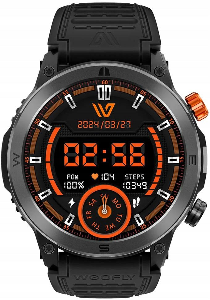 SMARTWATCH WEOFLY CONQUER BLACK AMOLED IP68 Model other